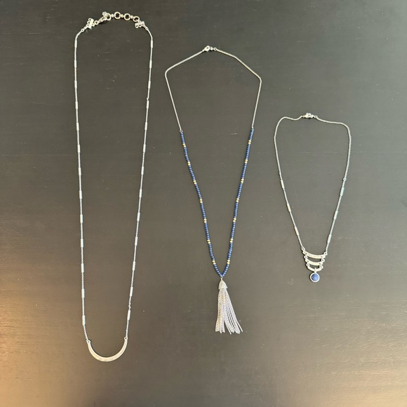 3 in 1 Lucky Brand silver necklace - Picture 3 of 7